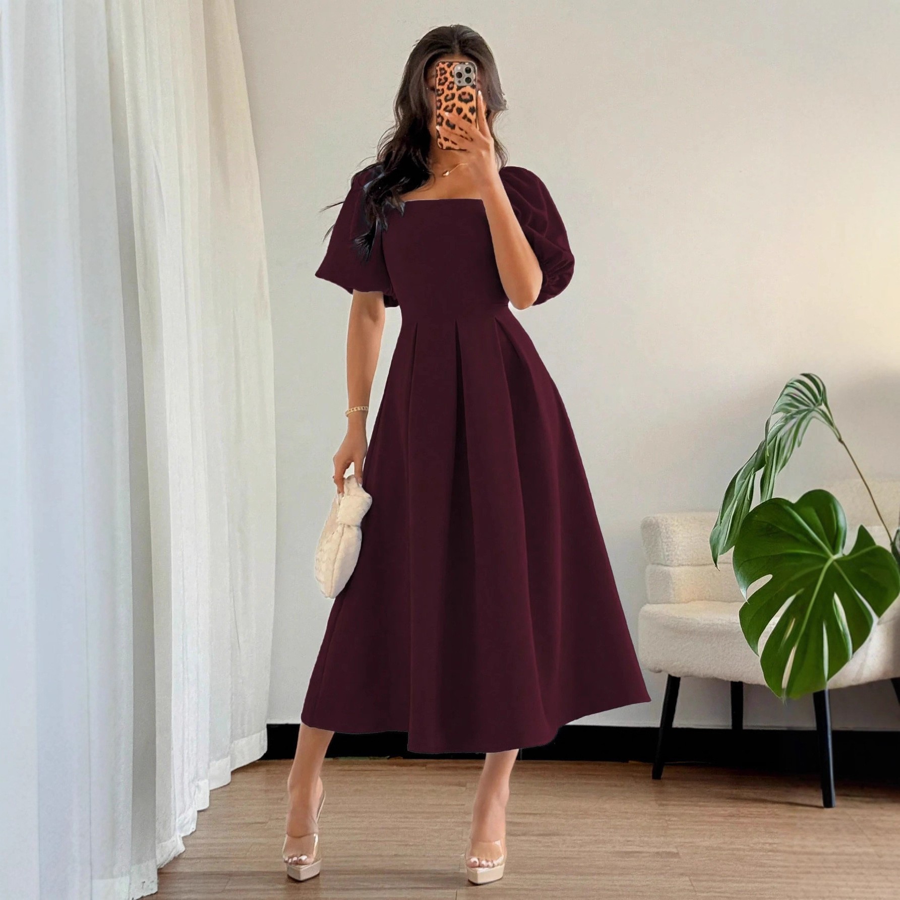 Formal Skirt - Elegant Party Dress Wedding Guest Woman