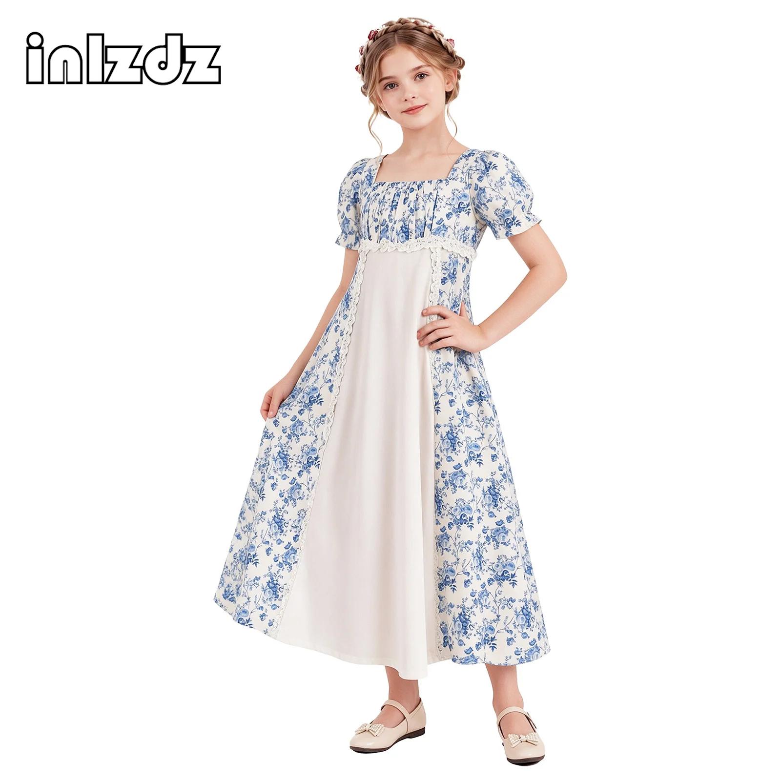 Kids Girls Renaissance Medieva - Lace Dress 评论和价格