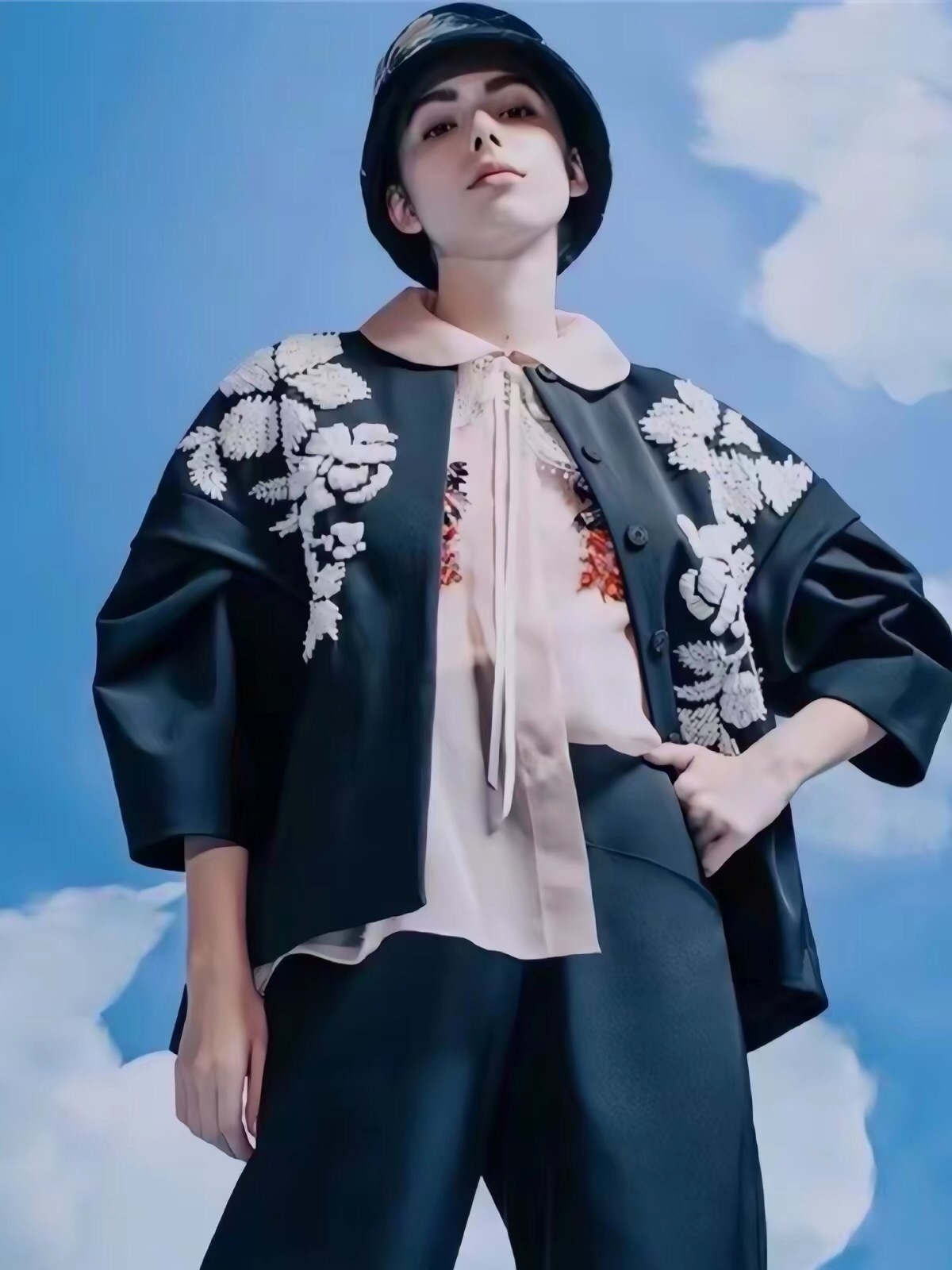 Haute Couture 3D Flower Silk B - Womens Blazer 评论和价格