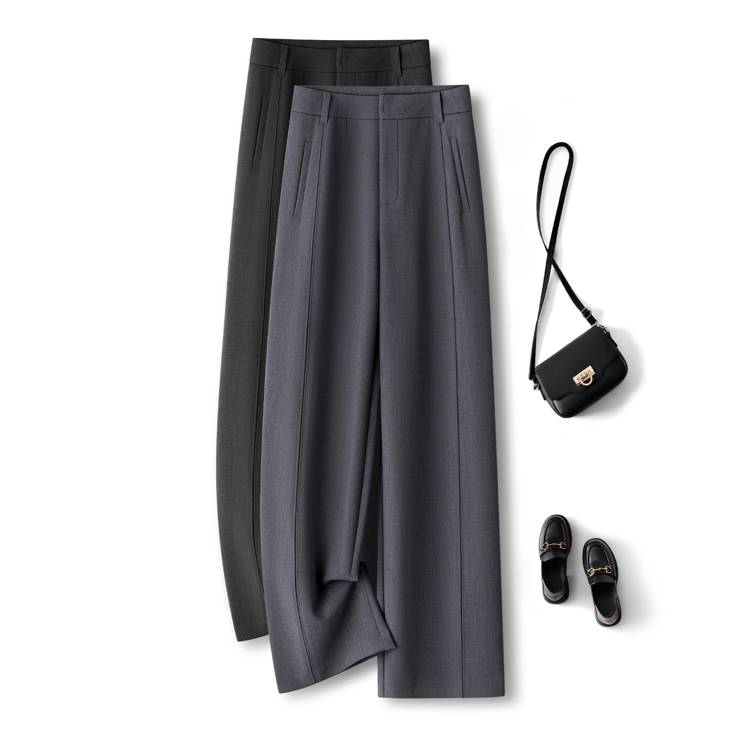 Women's Tailored Wide Leg Pant - Tailored Trouser Wide 评论和价格