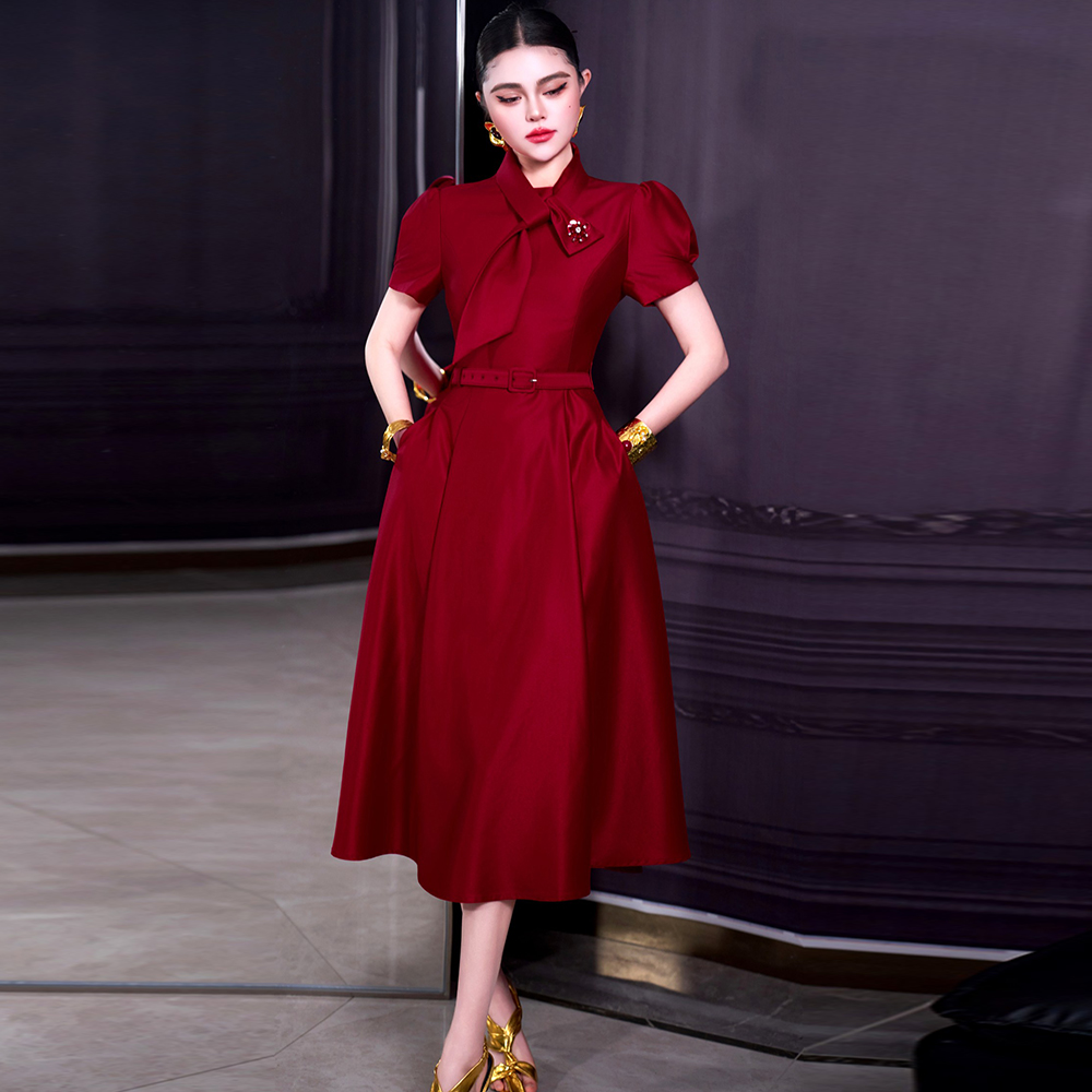 ZJYT Red Women's Dress Trend 2 - Women'S Red Formal Wear 评论和价格