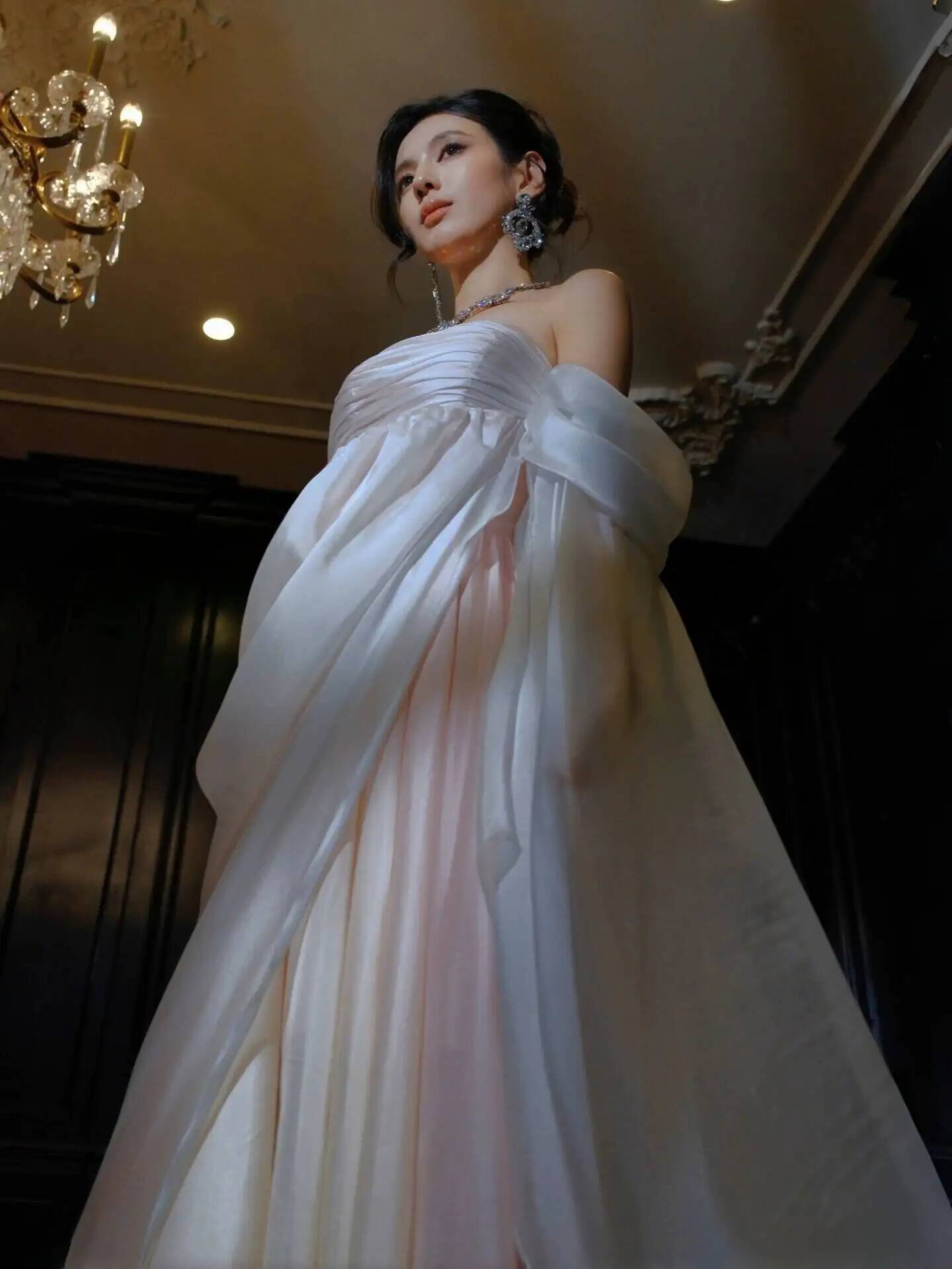 Strapless Flowy Chiffon Evenin - Formal Dress 评论和价格