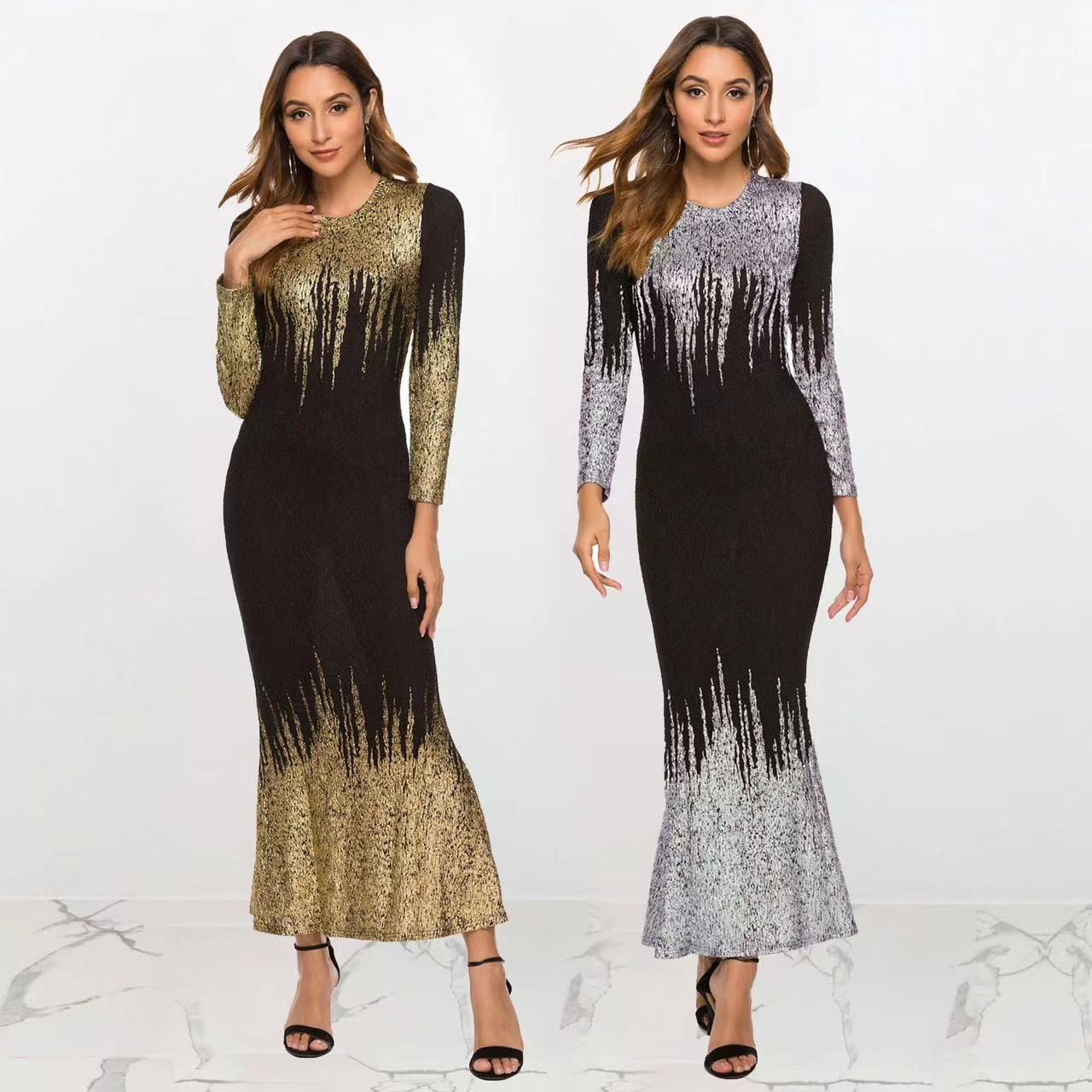 Elegant Party Long Sleeve Gold - Formal Skirt 评论和价格