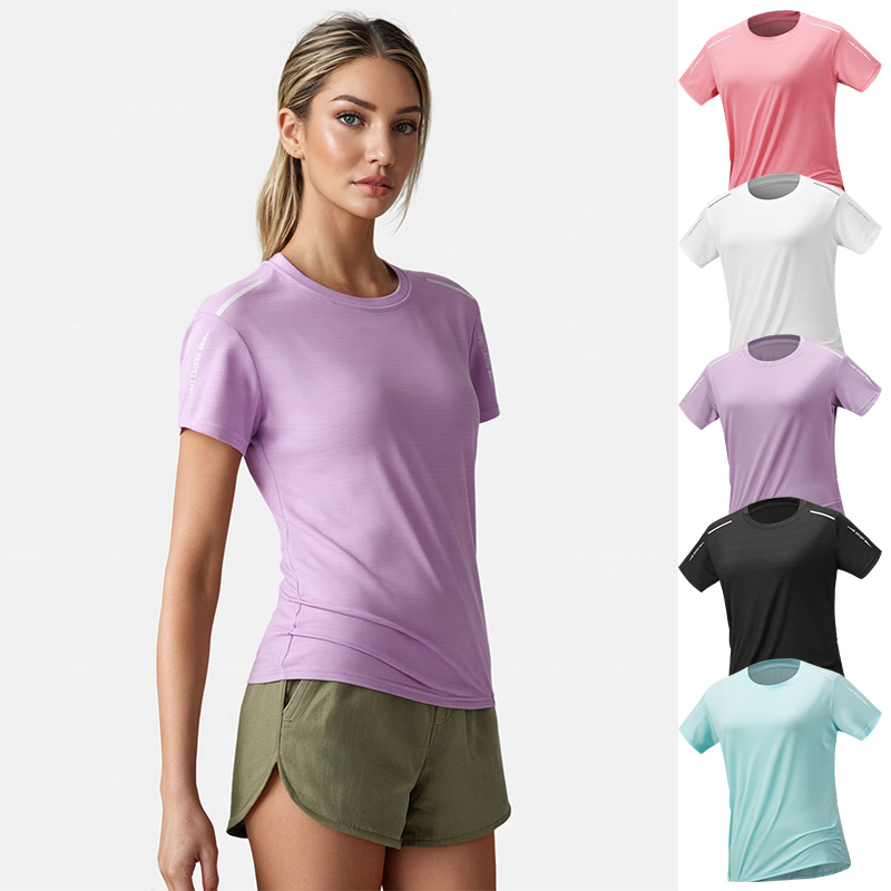 Women Quick-Drying Running T-S - Silk Blouse 评论和价格