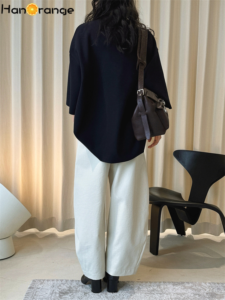 HanOrange 2026 Spring High-Wai - Tailored Trouser Wide 评论和价格