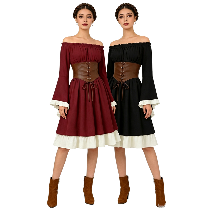 Medieval Renaissance Midi Dres - Midi Dress 评论和价格