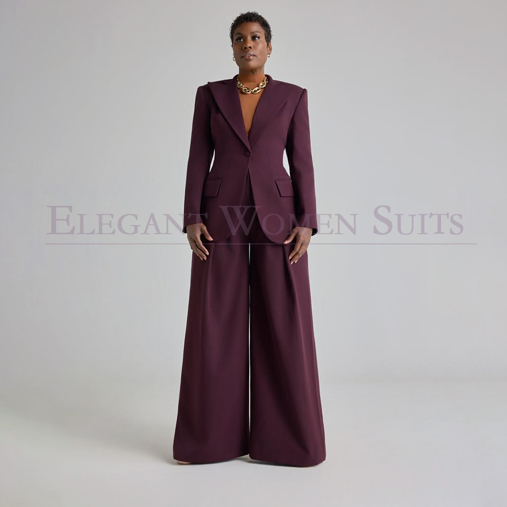 Bespoke Women's Suits Wide Leg - Womens Blazer 评论和价格