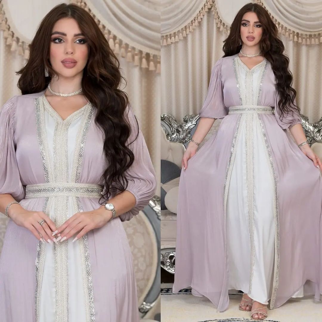 Lavender Sequin Dress V Neck P - Formal Dress 评论和价格